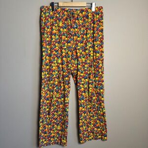 M&M Chocolate Candies Pajama Sleep Pants Mens Large Loungewear Sleepwear Novelty